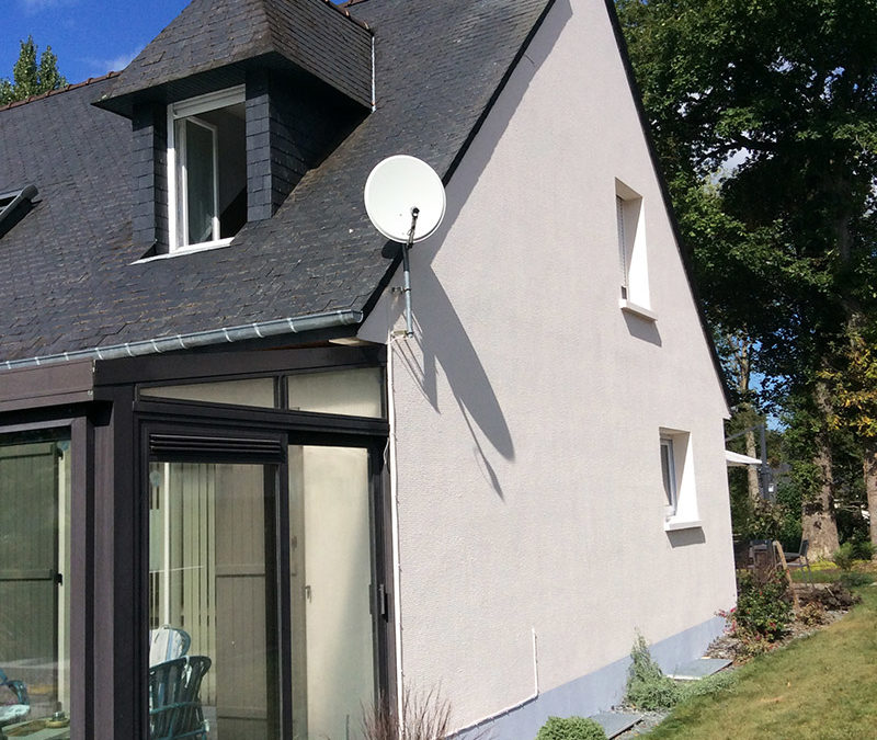 Ravalement de façade (maison à Betton)
